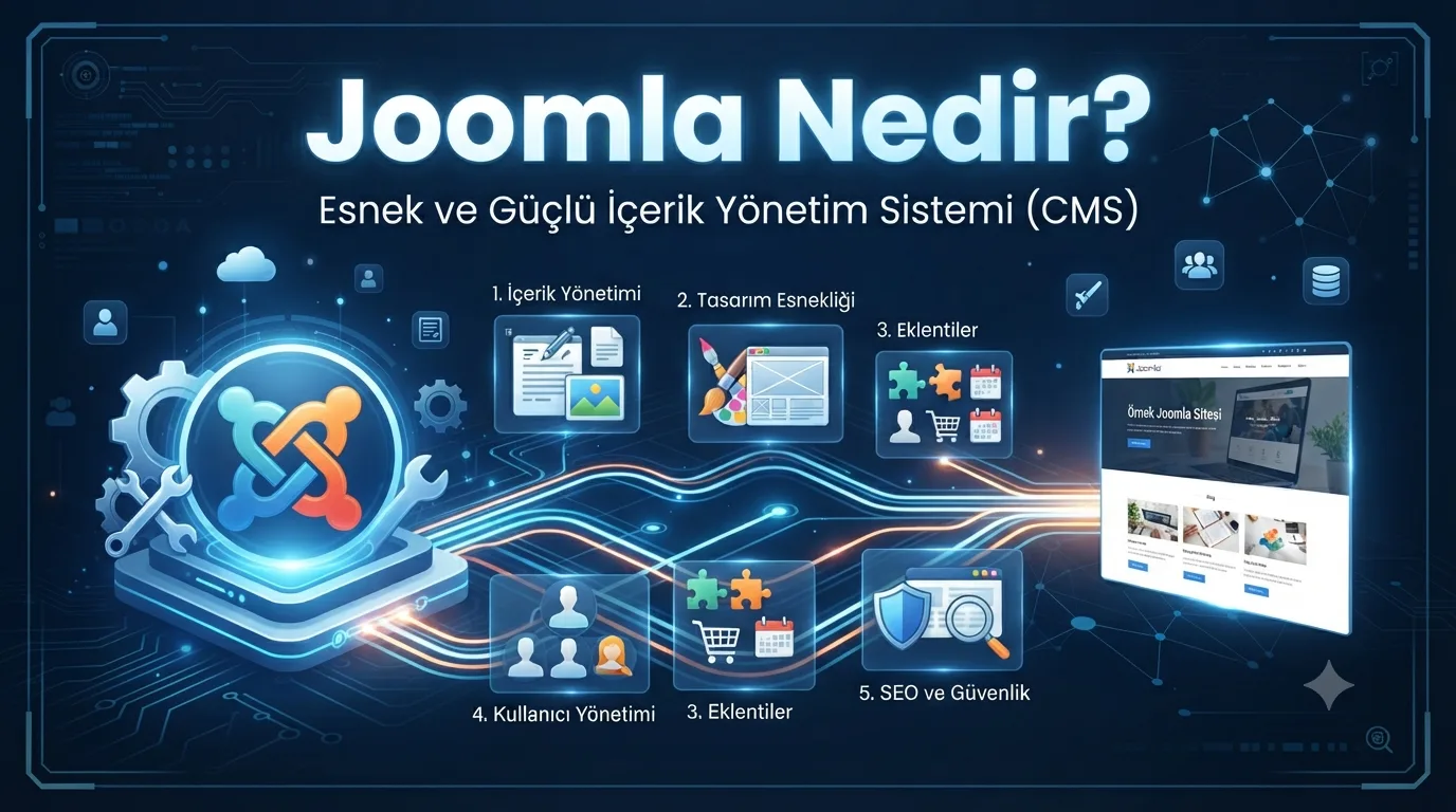 Joomla Nedir? Profesyonel Web Projeleri İçin CMS Rehberi