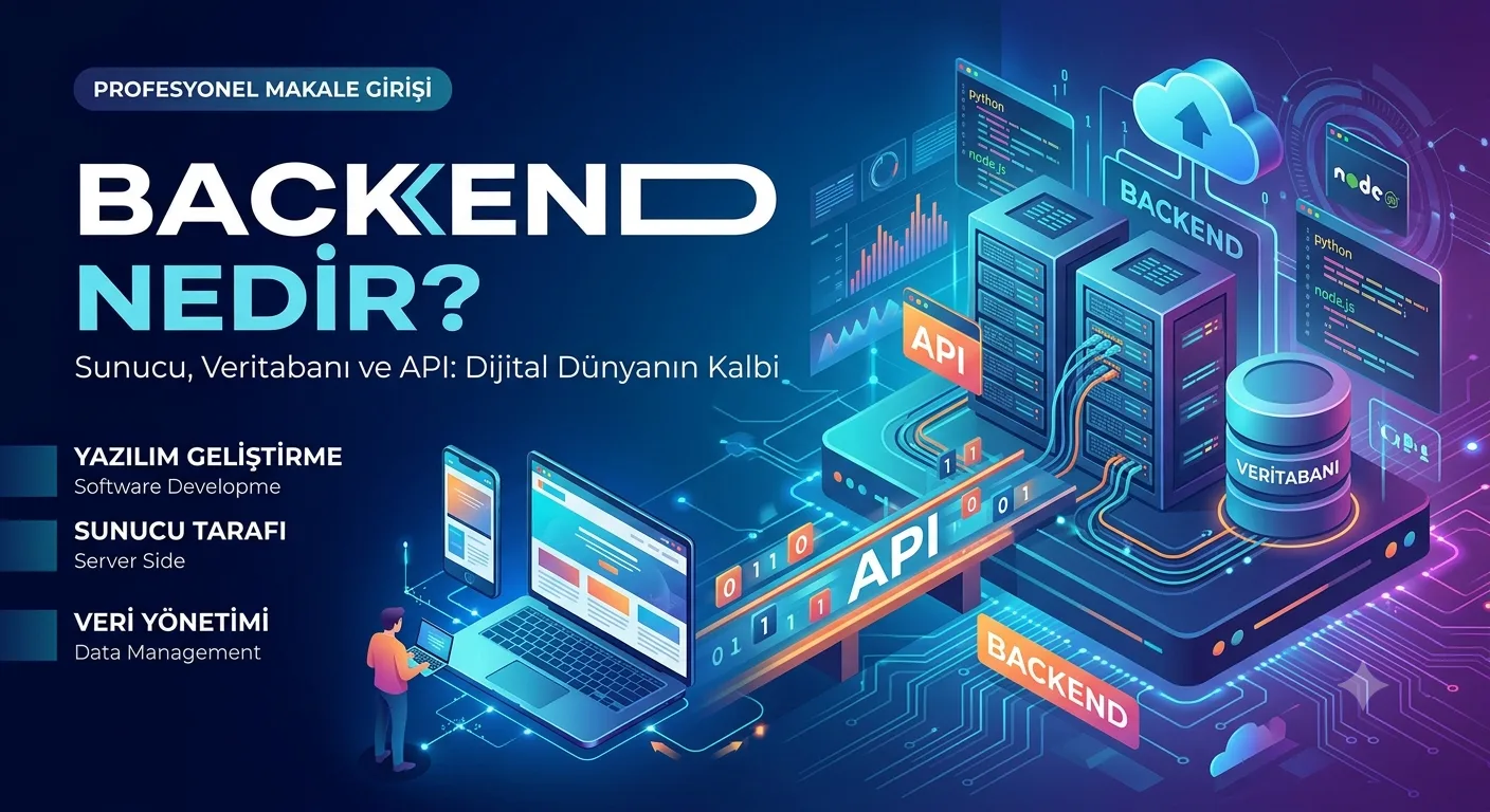 Backend Nedir? Ne İşe Yarar? Detaylı Geliştirici Rehberi