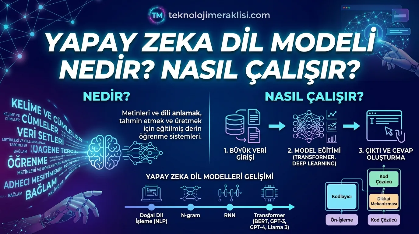 Yapay Zeka Dil Modeli Nedir? Nasıl Çalışır?