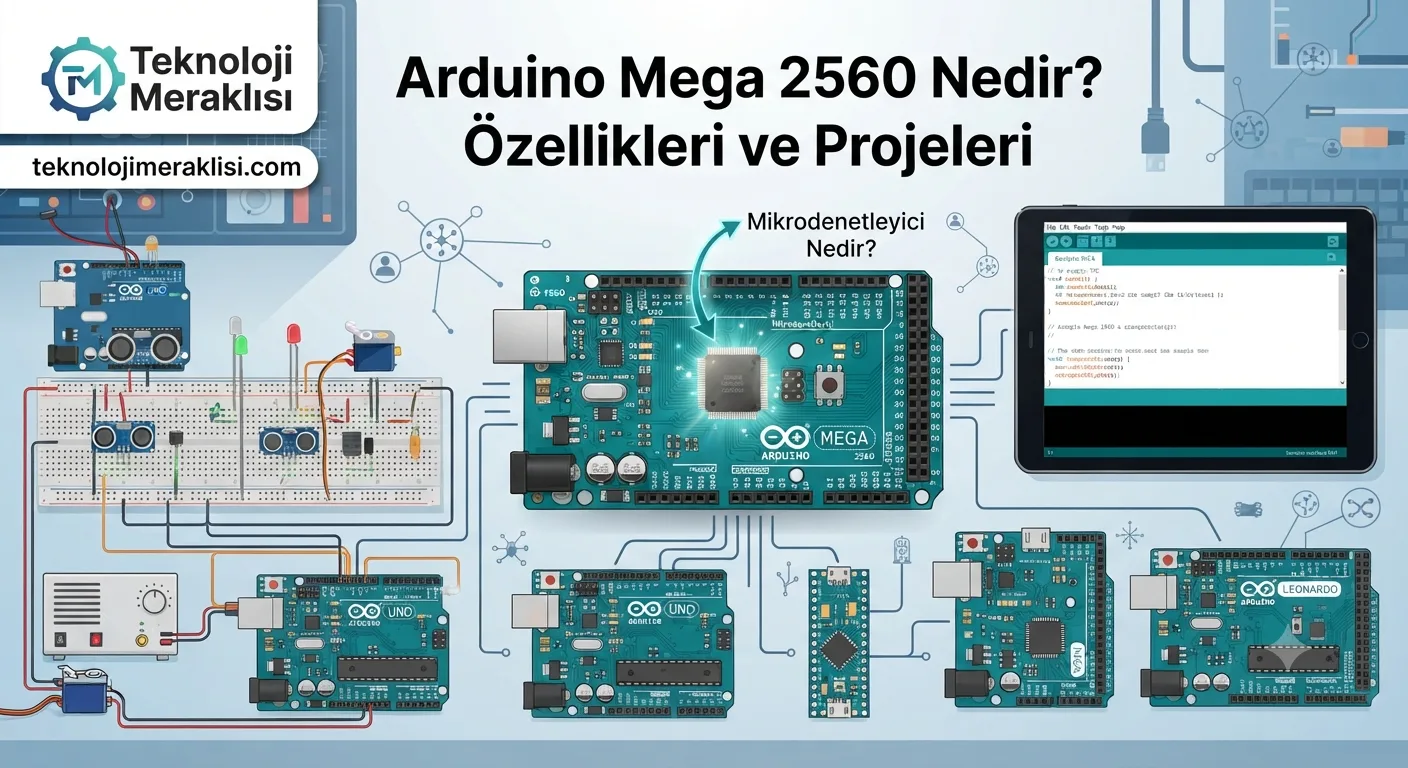 Arduino Mega 2560 Nedir? Özellikleri ve Projeleri