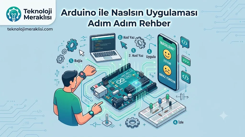 Arduino ile Nasılsın Uygulaması Adım Adım Rehber