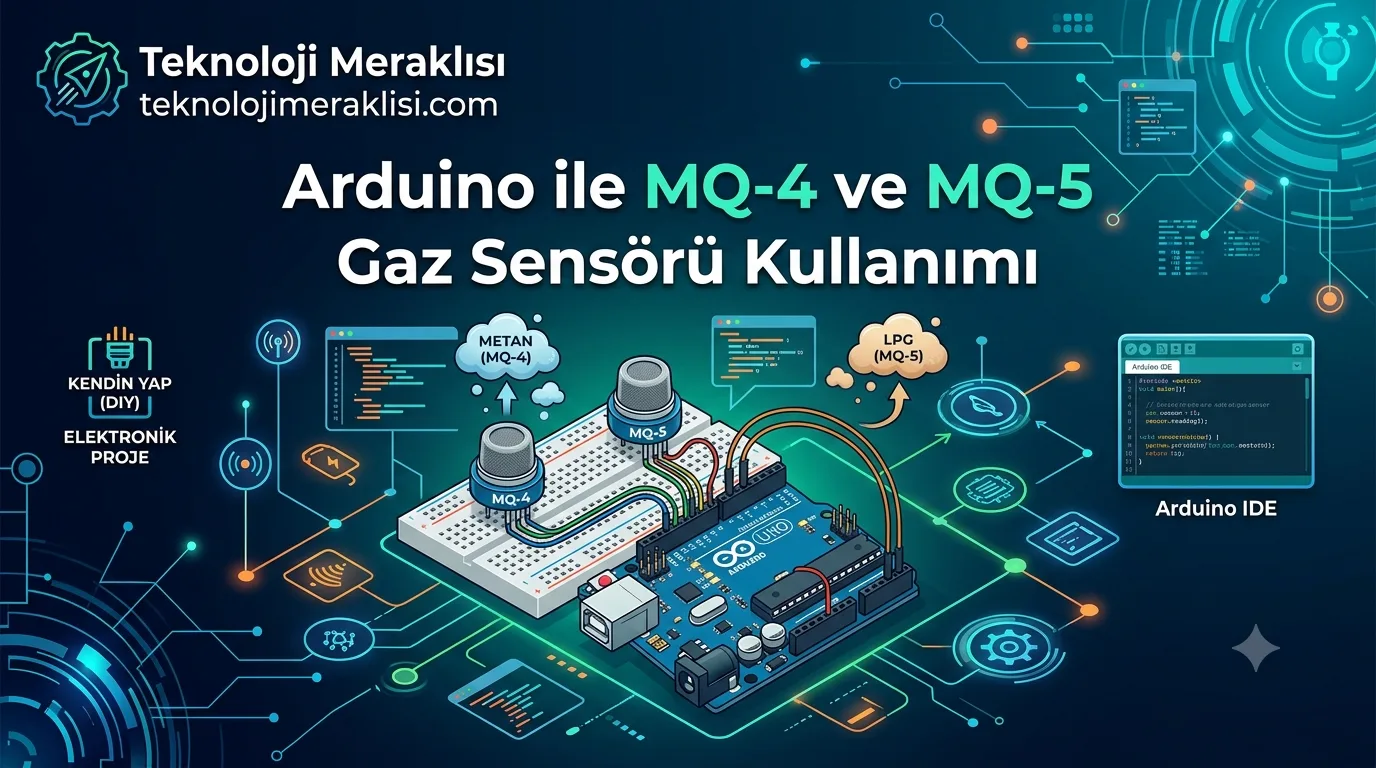 Arduino ile MQ-4 ve MQ-5 Gaz Sensörü Kullanımı